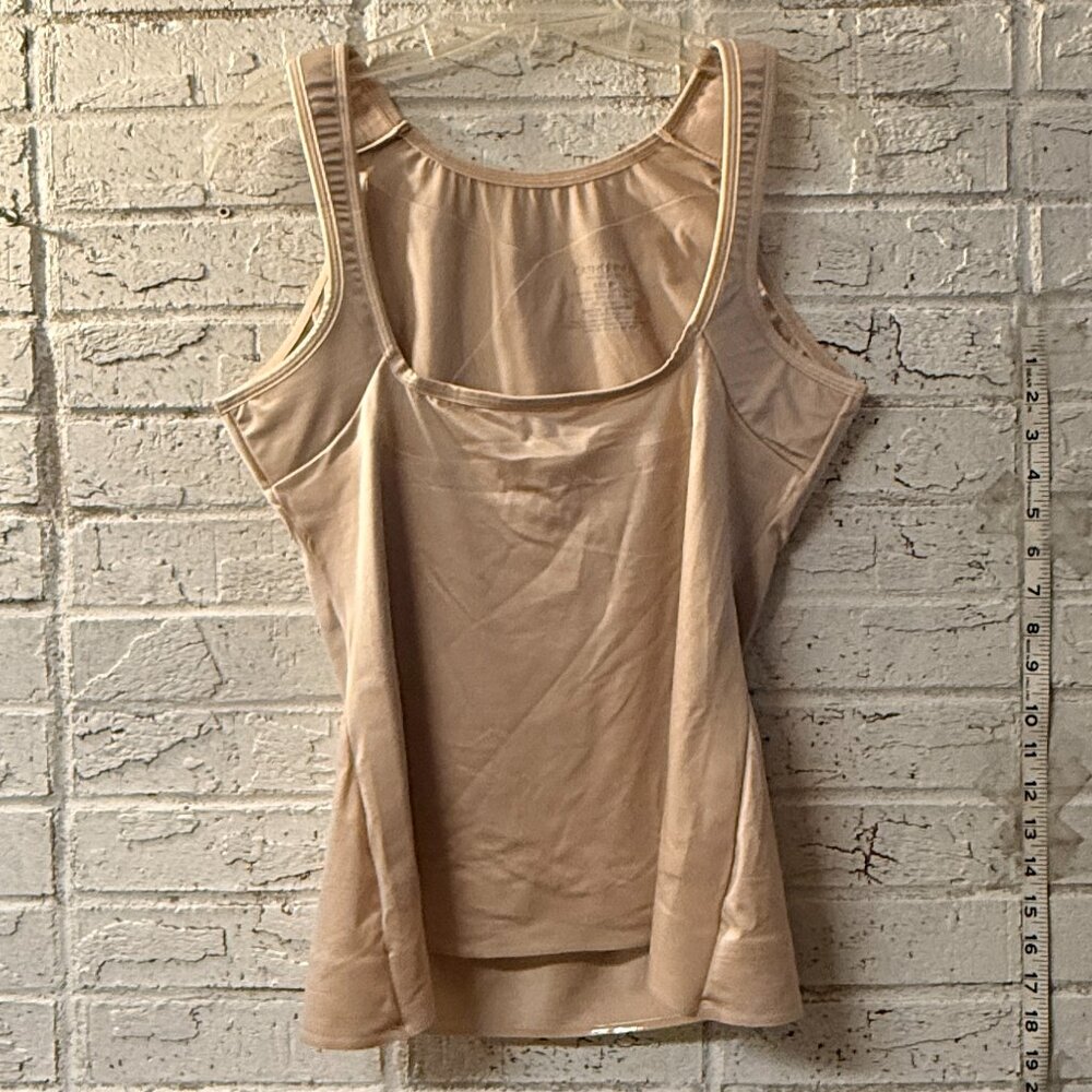 Catherines Beige Seamless Tank Top Shapewear Camisole Size 44 Smoothing